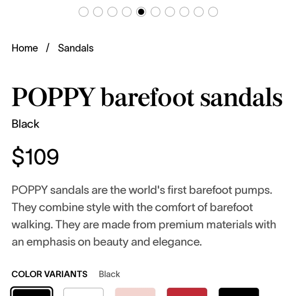 Shapen Poppy Barefoot Sandals - Picture 4 of 4